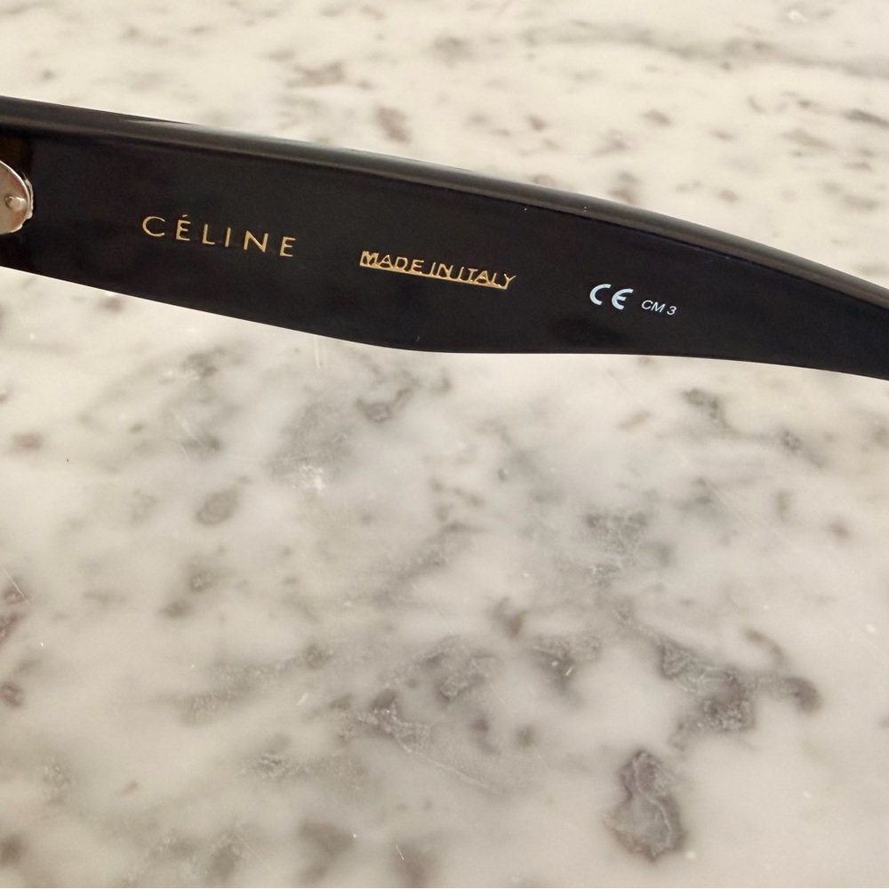 Celine Black and Tortoise Women's Sunglasses - Picture 8 of 8